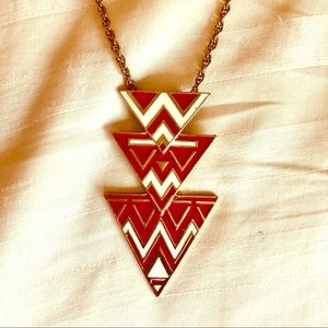 3 for $20: Aztec pendant long necklace
